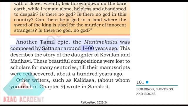 Quick Reading: Buildings, Paintings and Books UPSC/WBCS NCERT History VI Chapter 10