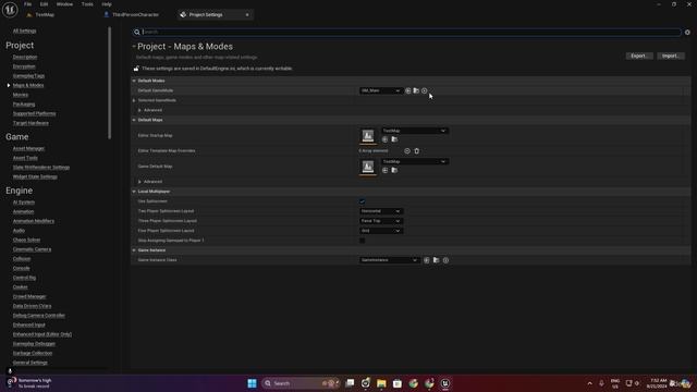 3.3 -Setup Third Person Character