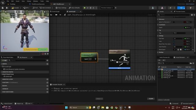 5.2 -Setup Blendspace 1D