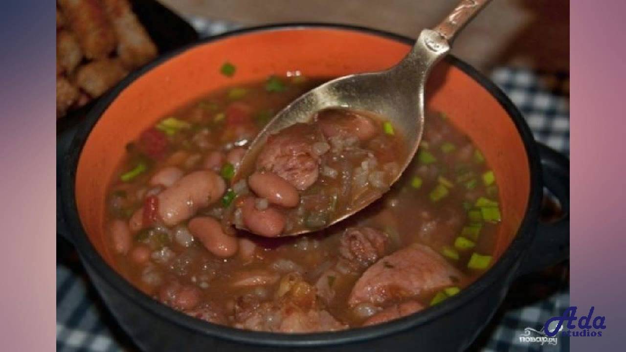 Головокружительный вкус Этот простой суп готовится из фасоли, риса и копченостей Обладает очень ярки