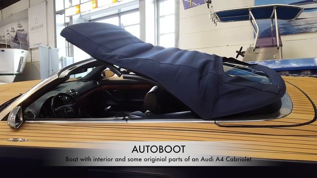 AUTOBOOT - Boat with Audi A4 Interior