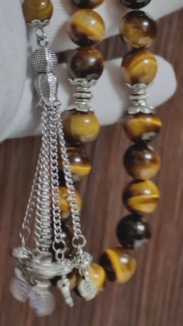 Четки из камня тигровый глаз