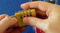 (Picking 3) Master combination lock (604DAU) - picked (decoded)
