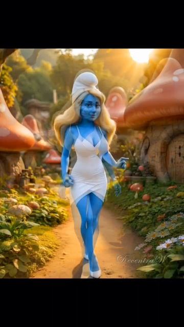 Смурфетта: Очарование и Сила Смурфиков 💙✨