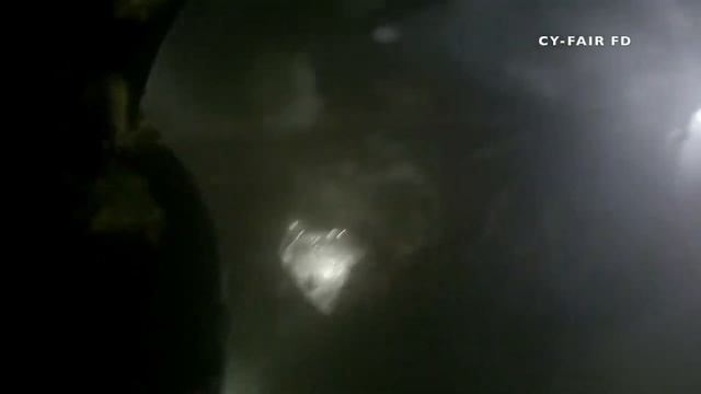 HELMET POV - FAMILY OF 3 RESCUED FROM DANGEROUS FIRE