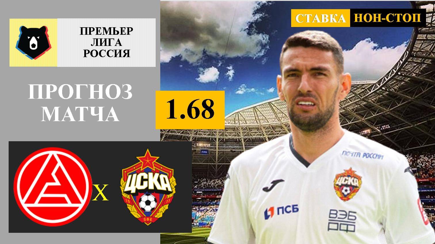 Акрон - ЦСКА прогноз