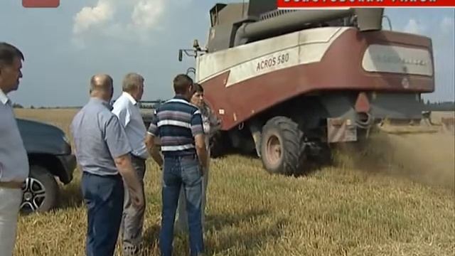 В Волотовском районе в эти дни идет уборка зерновых