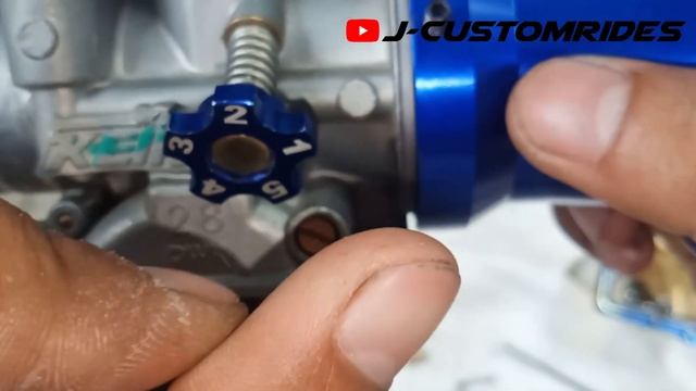 Installed Keihin Sudco PWK 28mm Transparent Fuel Bowl + Best Jettings  on Rusi DL 150