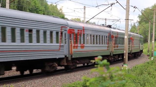 ЧС2К-643 с поездом №307 Москва - Балашов