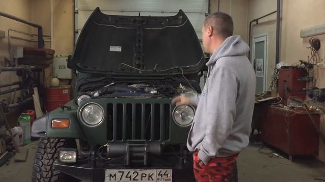 Свап Jeep Wrangler Tj V8 3UZ-FE , постройка , обзор, планы