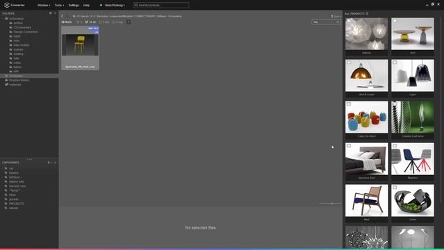 Quick Filter - Connecter: 3D Files Manager