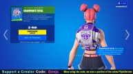 Champion's Total | Fortnite Back Bling