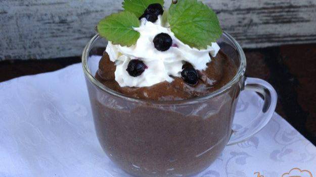 Шоколадный мусс из авокадо