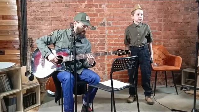 Валерий и Герман Полянкины. Боем (песня к 80 - летию Великой победы). Живой звук.