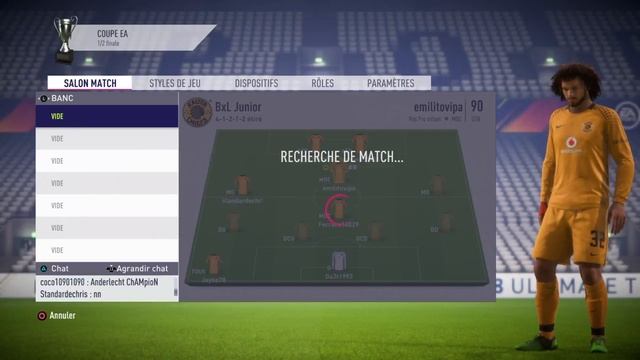 Fifa18 club pro d3 coupe  E A