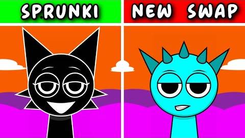 Incredibox Sprunki - Но новый обмен (Все персонажи 2P Mod)