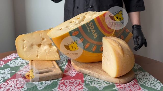 Полутвердые бутербродные сыры из Европы. Мааасдам Голландия и Фоль Эпи Франция