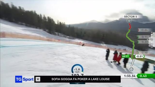 Sofia Goggia trionfa nella discesa di Lake Louise