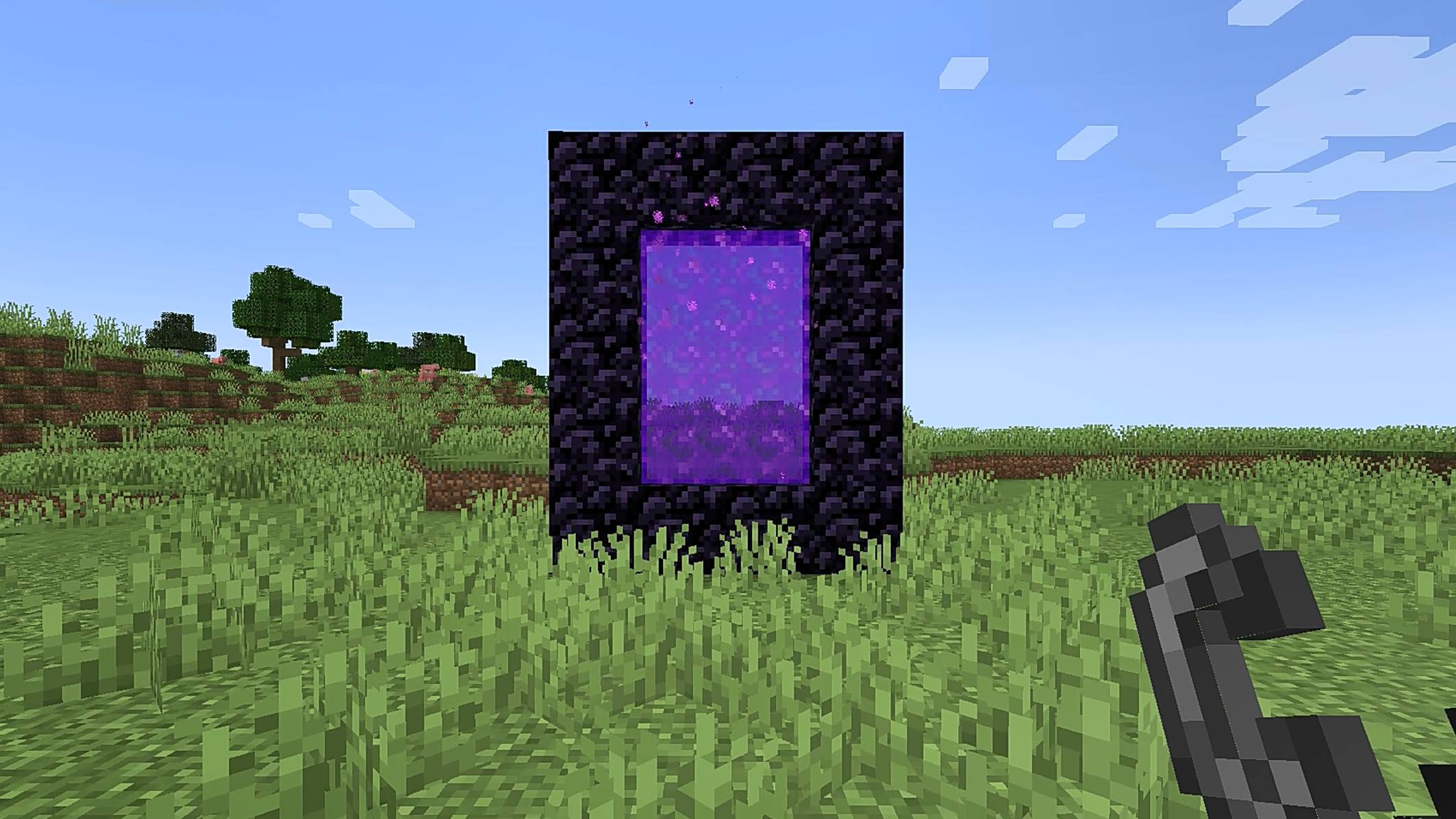 MINECRAFT: КАК ПОСТРОИТЬ ПОРТАЛ В НИЖНИЙ МИР