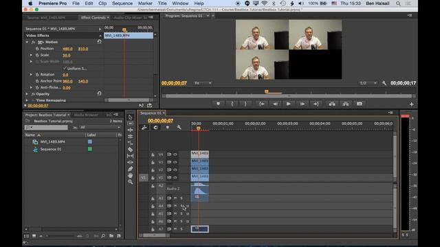 Premiere Pro: Split Screen Essentials + Copy & Paste Clip Attributes