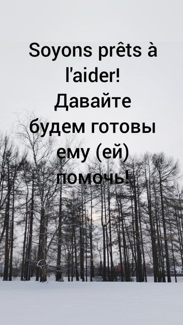 Повелительное наклонение глагола être во французском языке