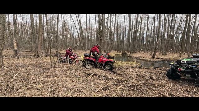 грязный прохват с квадроциклами