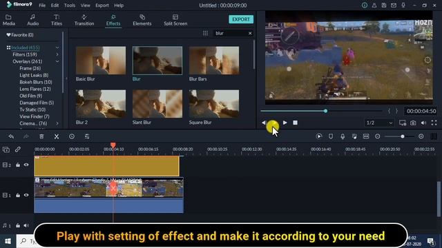 Add RSMB /Motion Blur Effect in Your PUBG Montages Video |Filmora Tutorial|
