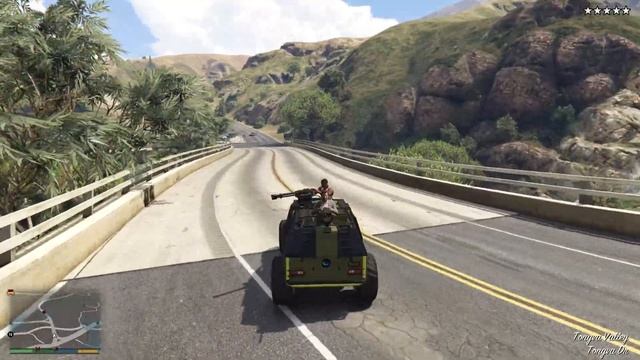 GTA 5 - Franklin, Lamar, Michael and Trevor's Five Star Escape (GTA V Funny Moments)
