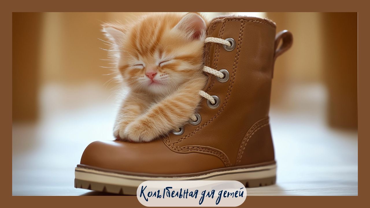 Колыбельная со спящим котёнком | 1 час музыки для сна от Amber Bright