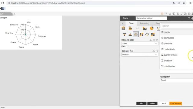 #OPNBI #createradarchartinopnbi How to Create Radar Chart in OPNBI in Hindi