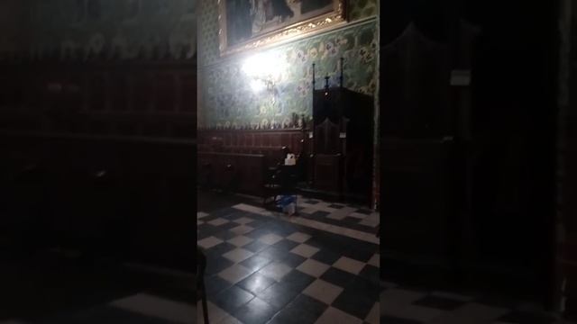 Drobna improwizacja organisty u OO.Franciszkanów w Krakowie po mszy św Wieczornej w Święto 8 grudni