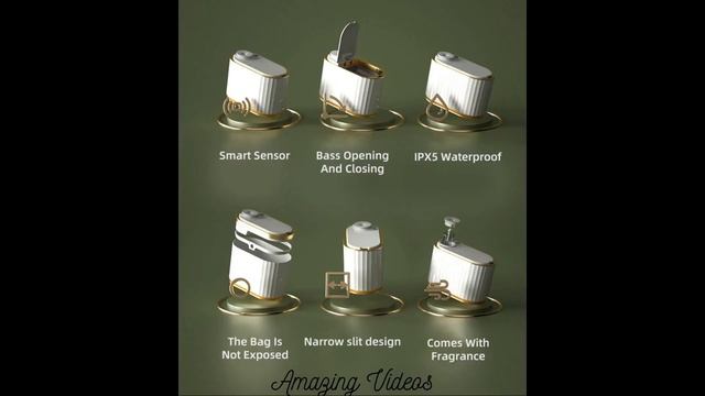 Smart Sensor Garbage Bin || Best Trash Can || Touchless Trash Can || #shorts #gadgets #2021