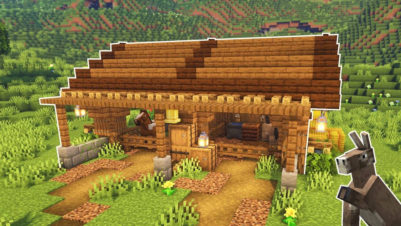 МАЙНКРАФТ ДОМИК для ЛОШАДИ🐴 🏡 Как построить Уютный ДОМ в #Майнкрафт гайд туториал.