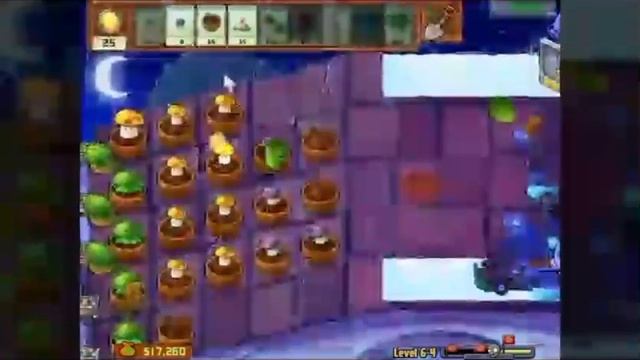 прохождение ночной крыши в pvz remastered