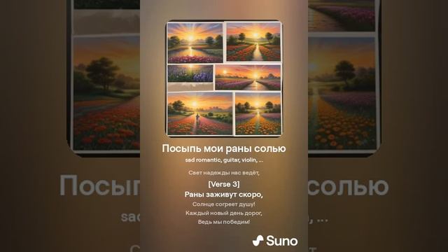 Посыпь мои раны солью