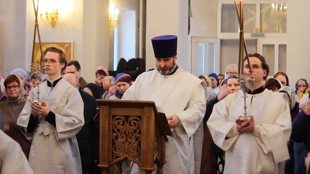 Первая родительская суббота Великого поста. Литургия и панихида в храме блг. кн. Александра Невского