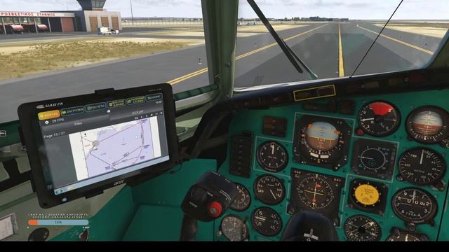 LCLK (Larnaca, Cyprus) - UUWW (Vnukovo, Moscow) Tu-154M RA-85826 VATSIM (part I)