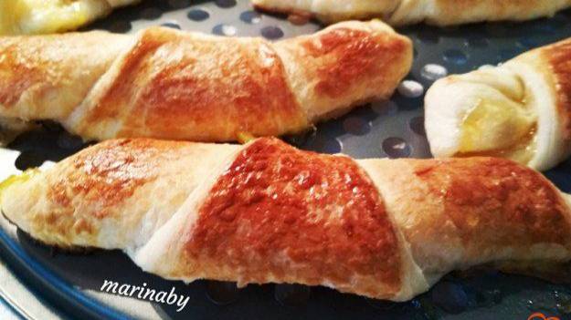 Круассаны с апельсиновым джемом