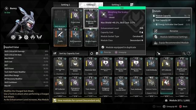 best bunny build the first descendant (INFINITE ABILITIES) | best endgame build the first descendan