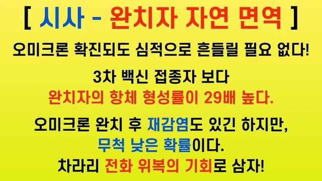 CLC 뉴스 2022 0320 3월 모의고사   백신보다 자연 면역