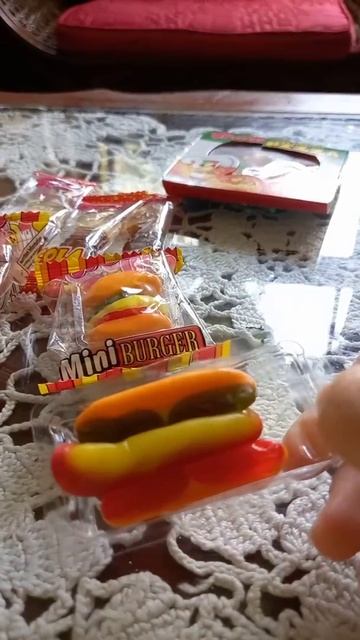 TROLLI GUMMI HOTDOG ASMR #shorts | Leia & Leila Vlogs