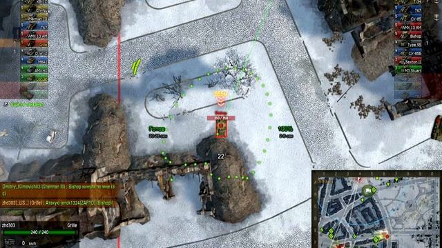 WorldOfTanks zhd303~20151006 2306 germany Grille 103 ruinberg winter