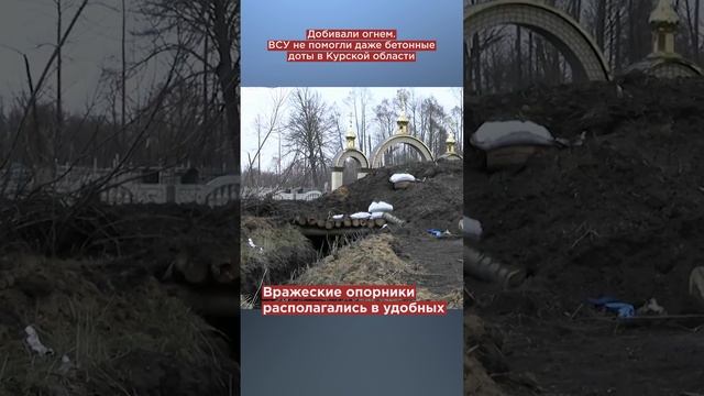 Добивали огнем. ВСУ не помогли даже бетонные доты в Курской области