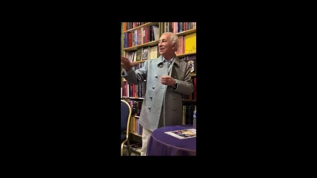 Dr. Tony Nader in Watskin Bookstore in London