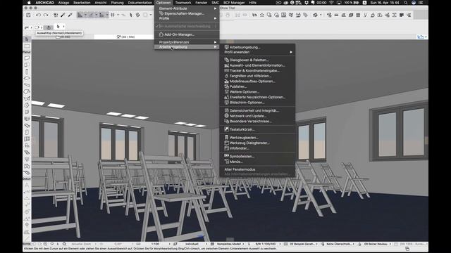 ArchiCad 20 - Ebenenumschalter und Navigator