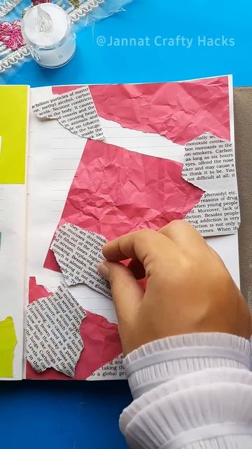 Journaling with homemade supplies💗 / journal ideas#shorts #asmr #journal