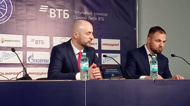 Миленько Богичевич и Артём Клименко (Главный Тренер и игрок «Автодор» Саратов) -16.03.2025г.