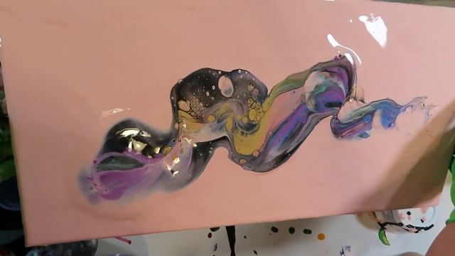Toilet Paper Roll Paint Pour