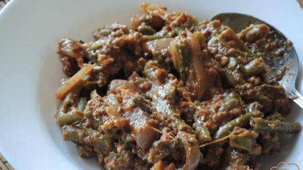 Лобио из стручковой фасоли
