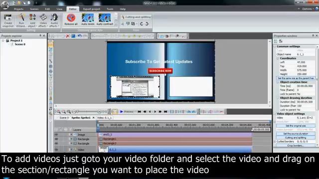 VSDC Tutorial 7 - How to make a YouTube end card using VSDC Video Editor